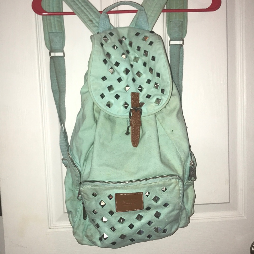 PINK Mint Green Backpack